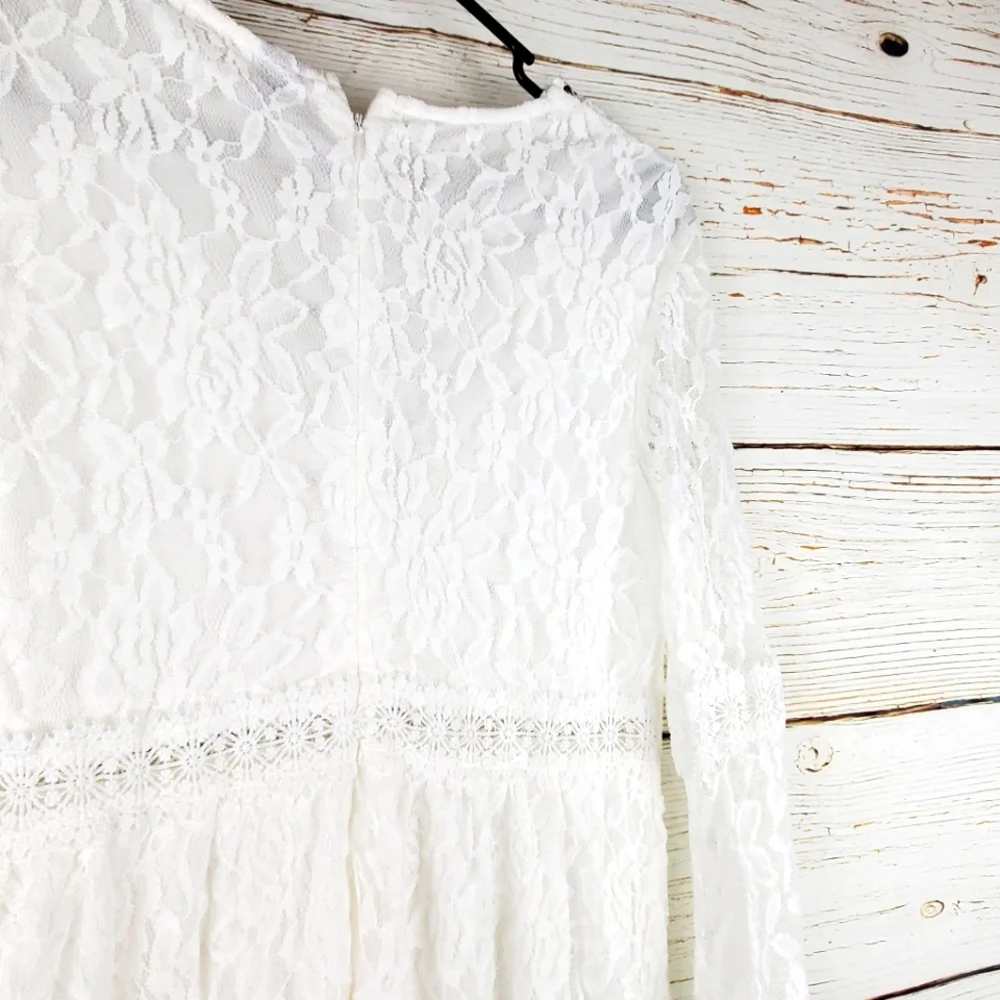 Shein Lace A Line Dress - Picture 5 of 7